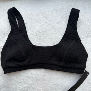 Michi Principal Bra Black Croc